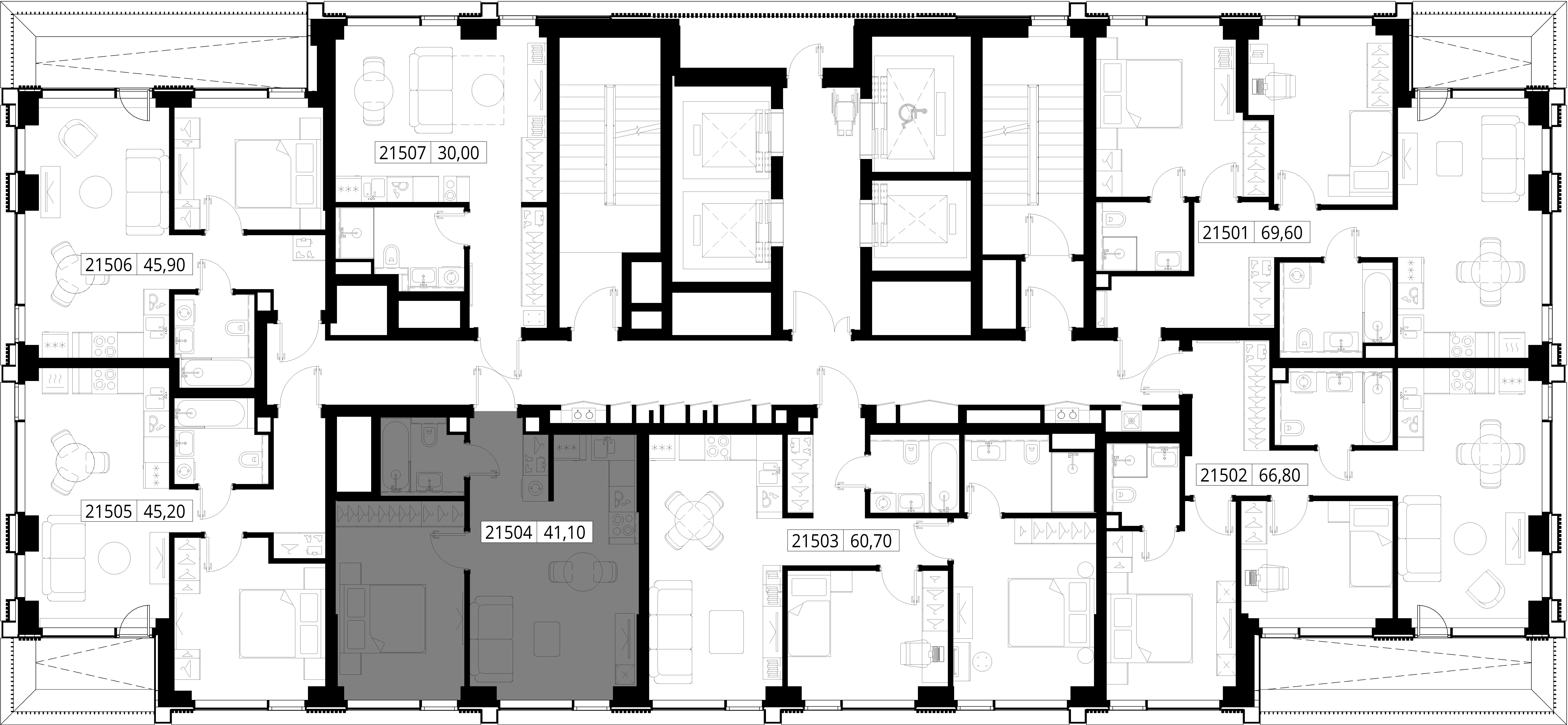 Квартира №21504