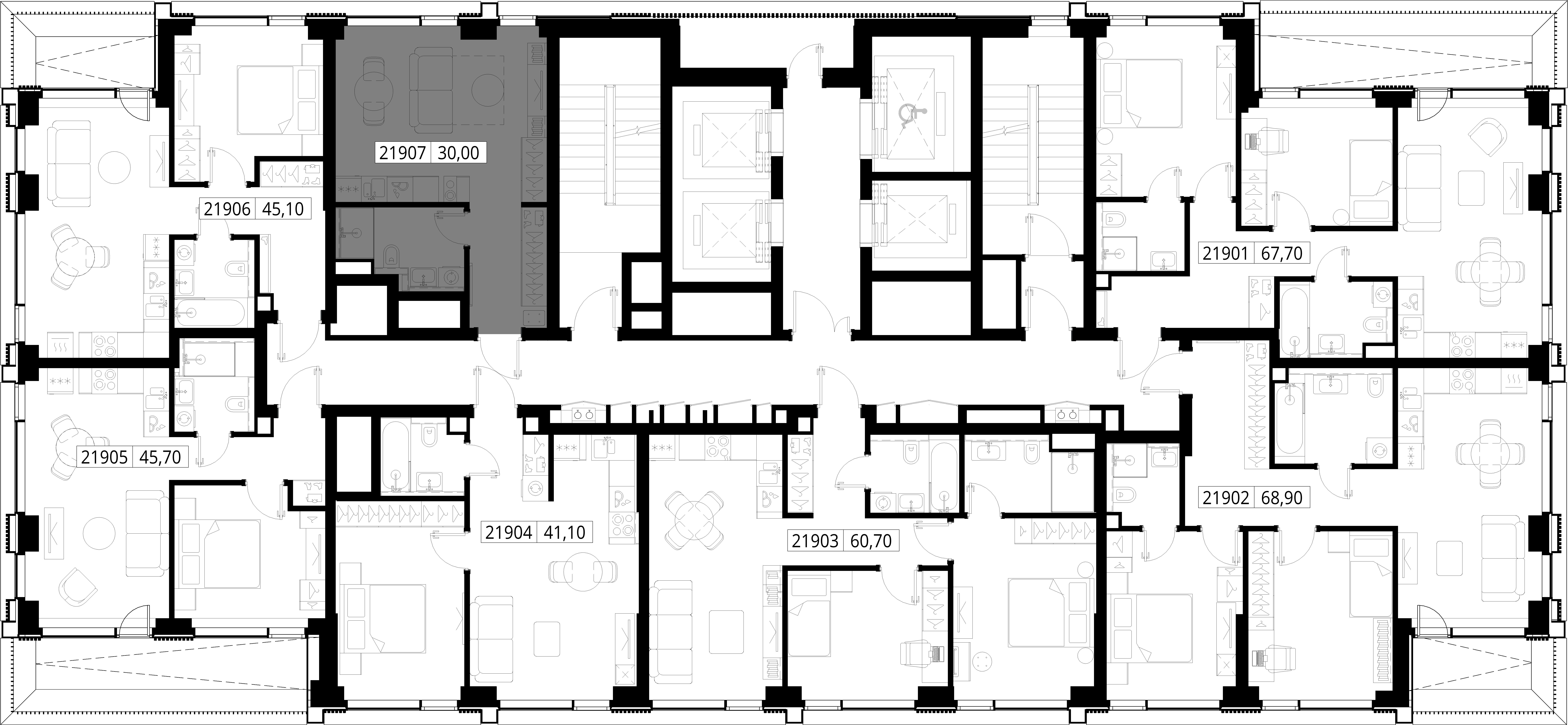 Квартира №21907