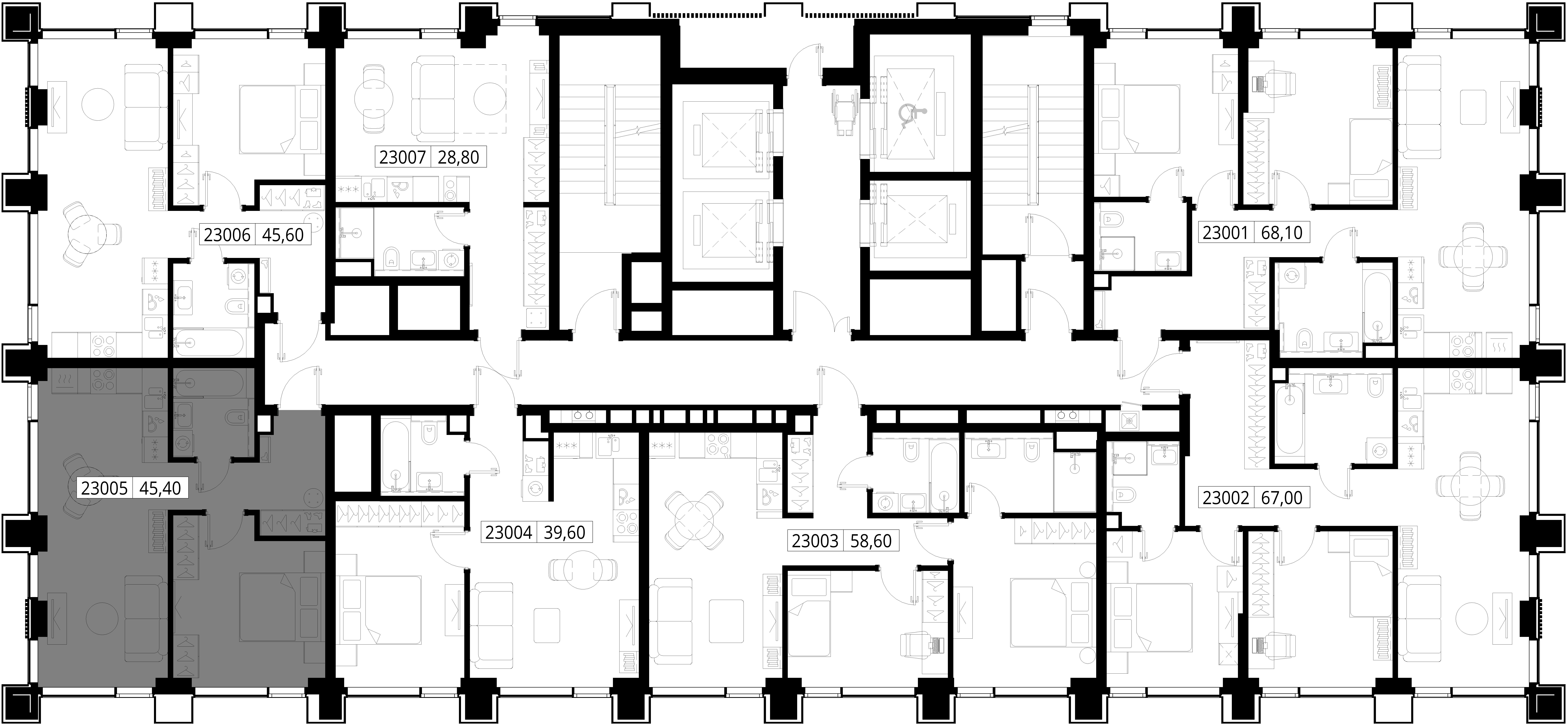 Квартира №23005