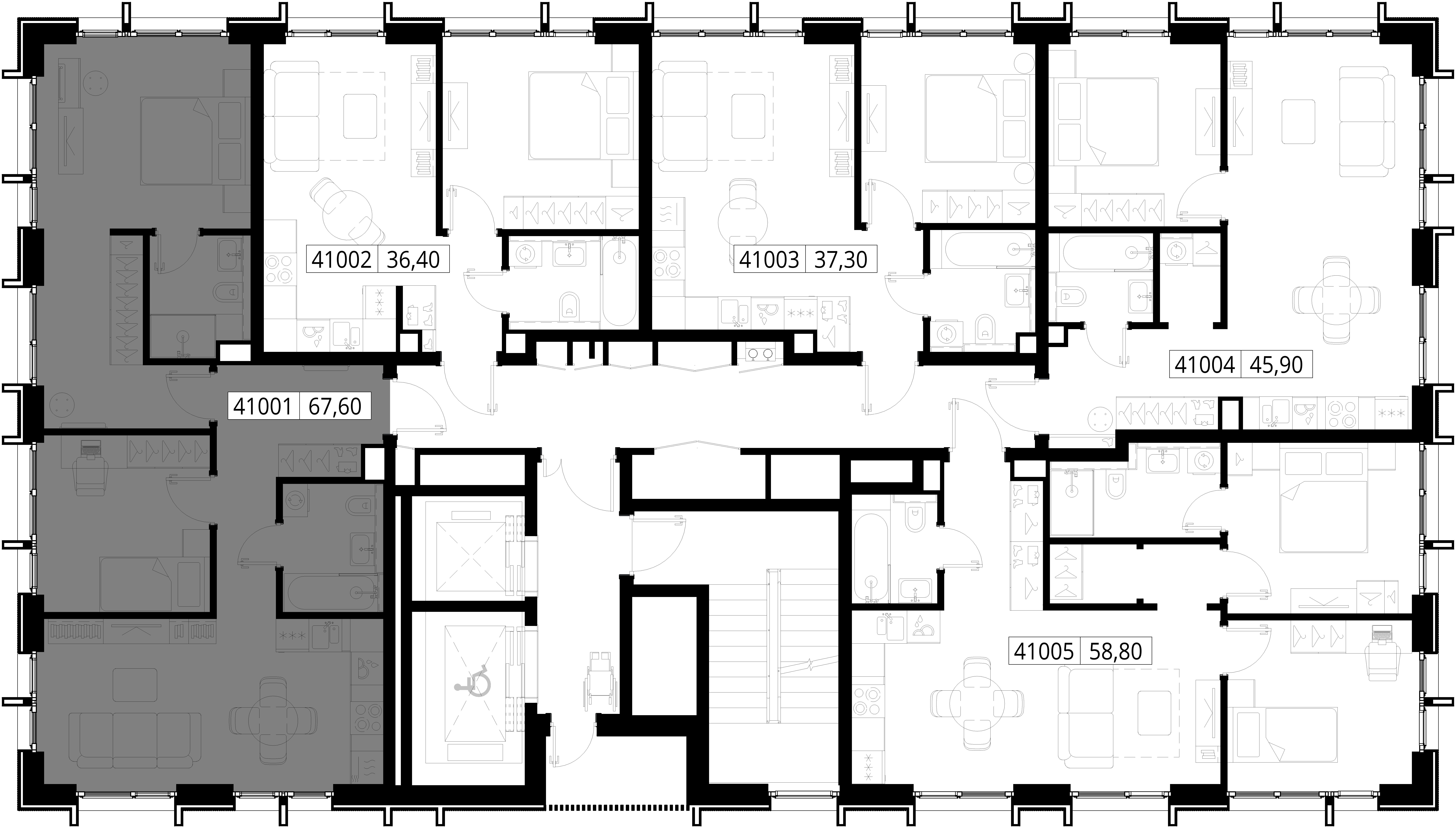 Квартира №41001