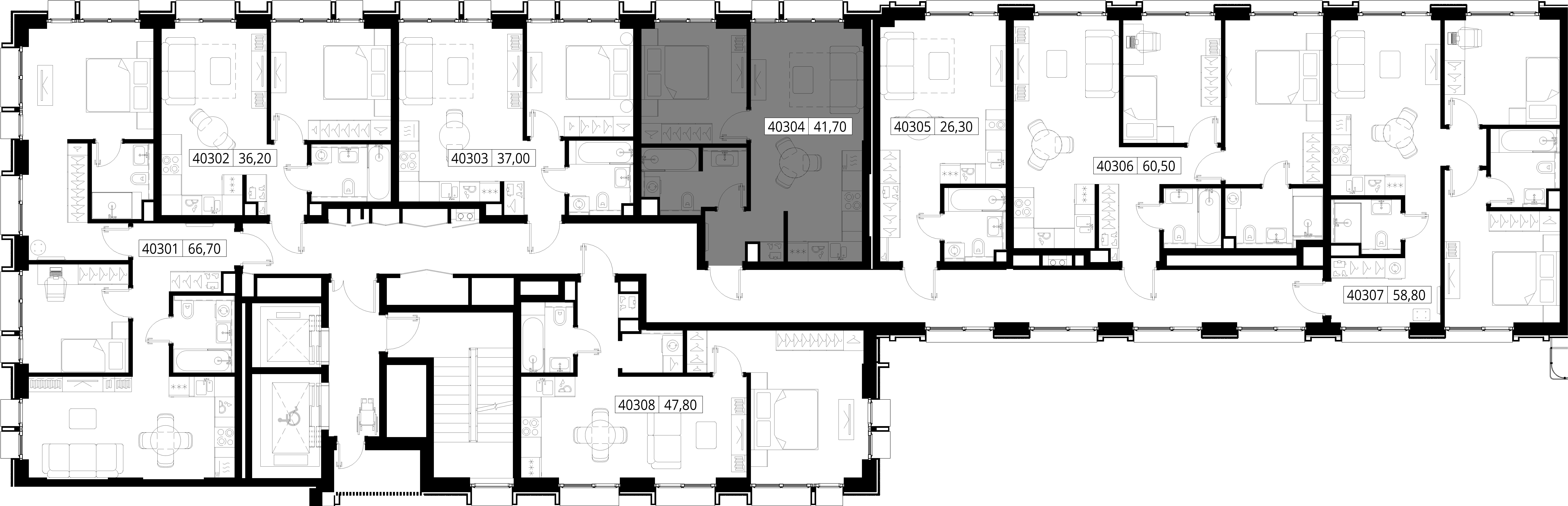 Квартира №40304