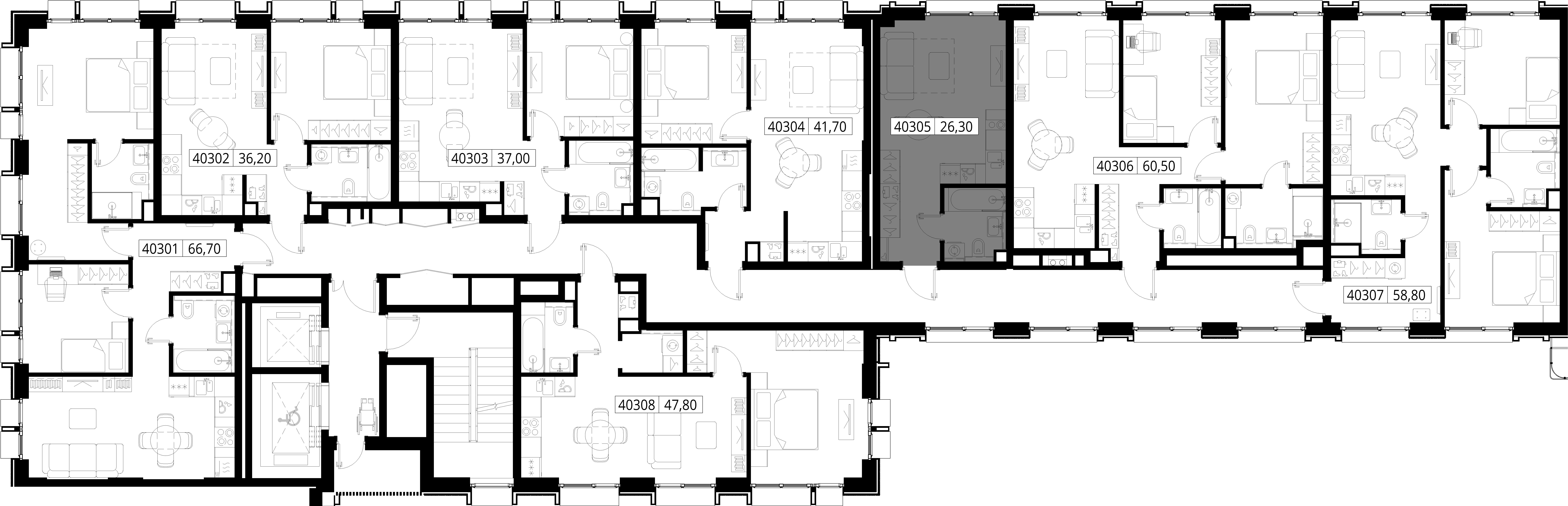 Квартира №40305