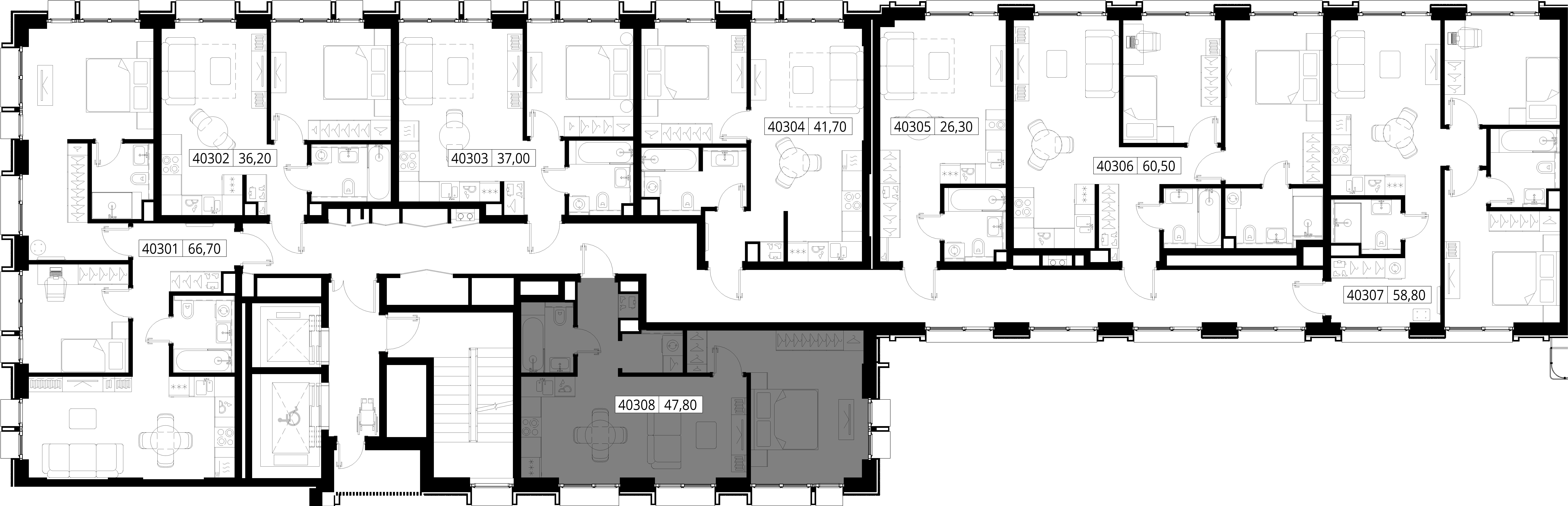 Квартира №40308