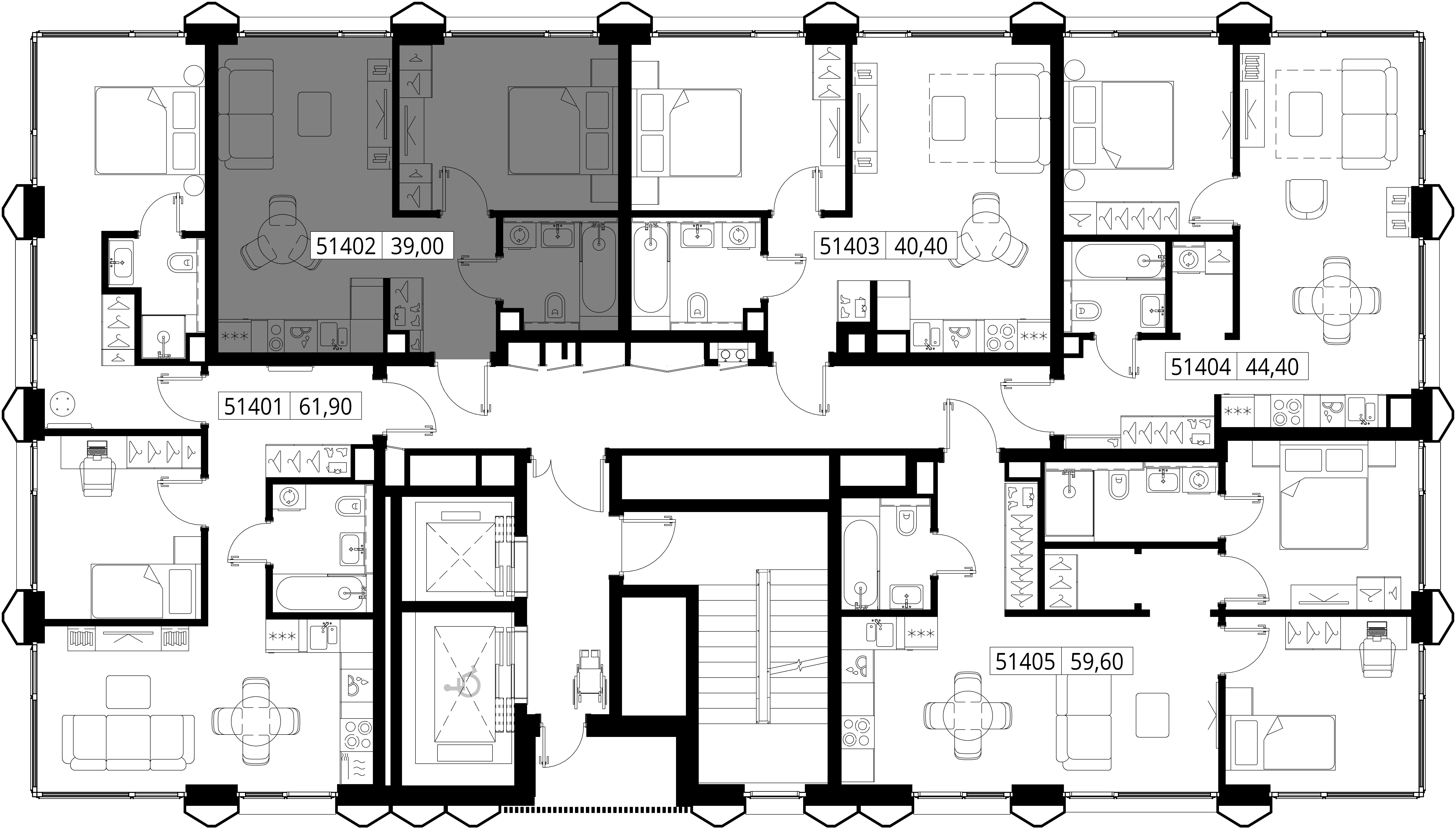 Квартира №51402