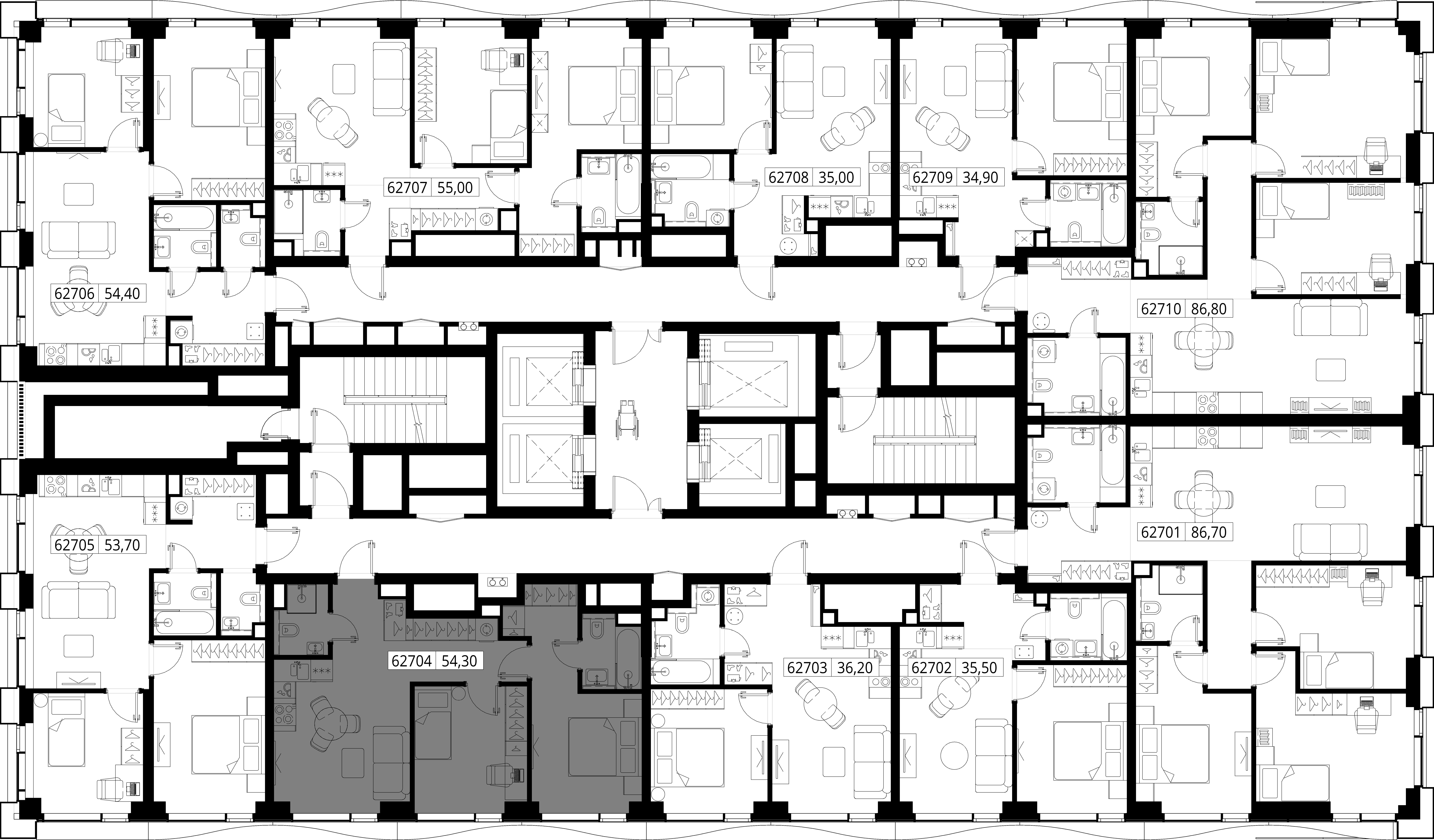 Квартира №62704