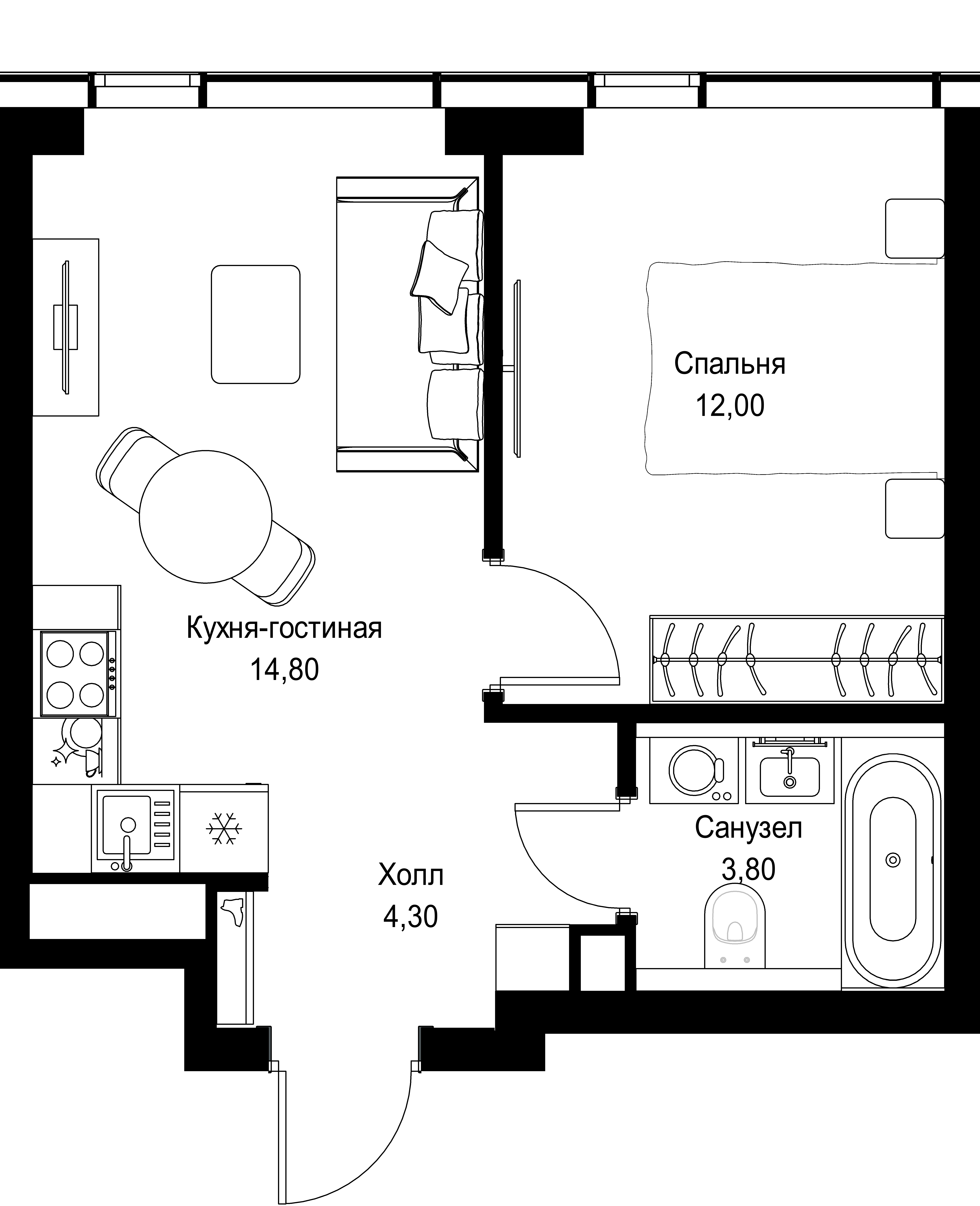Квартира №62809