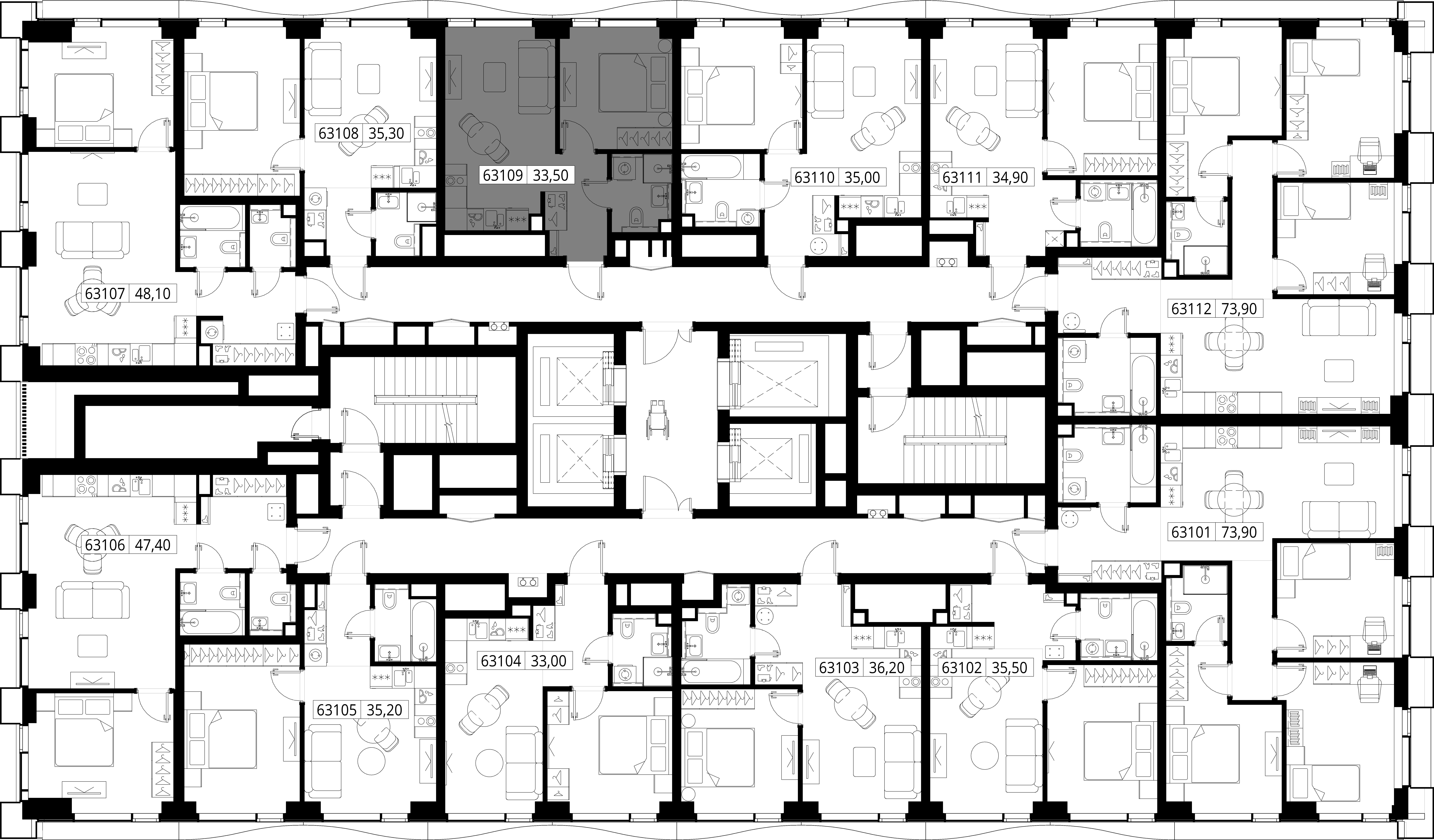 Квартира №63109