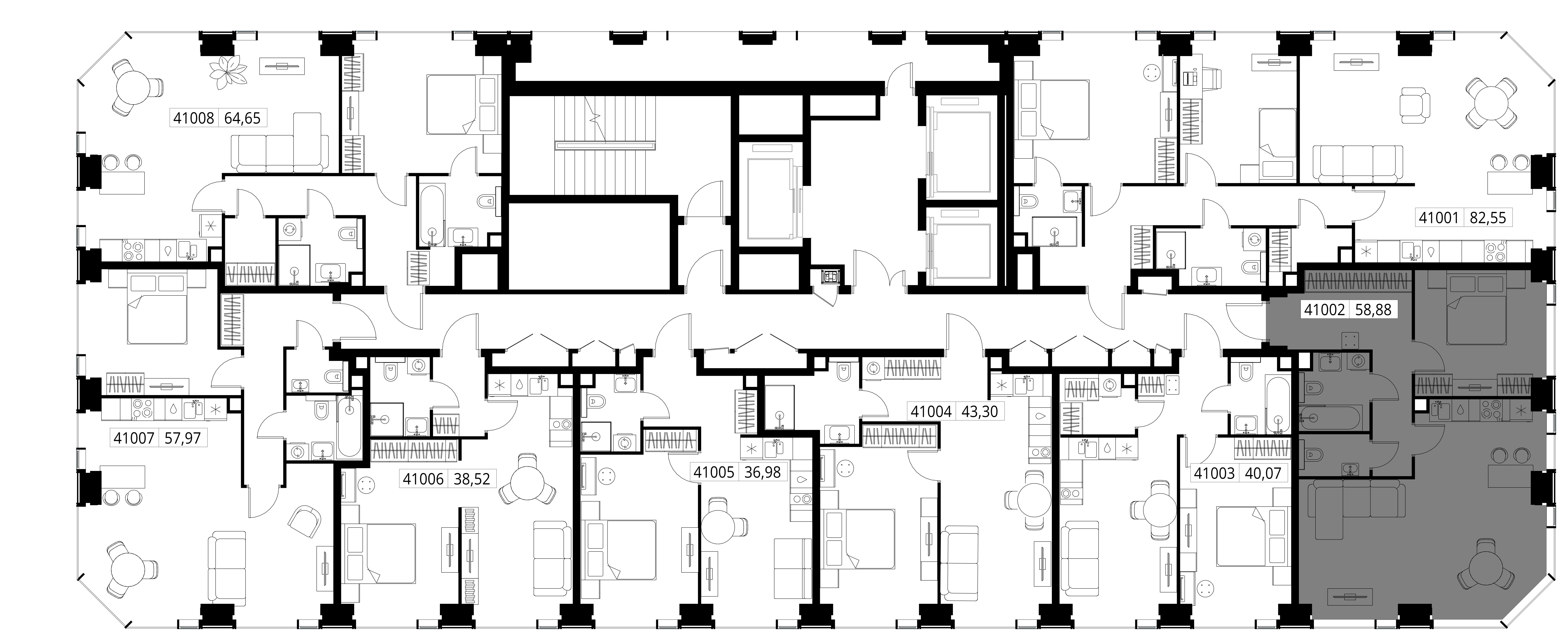 Квартира №41002