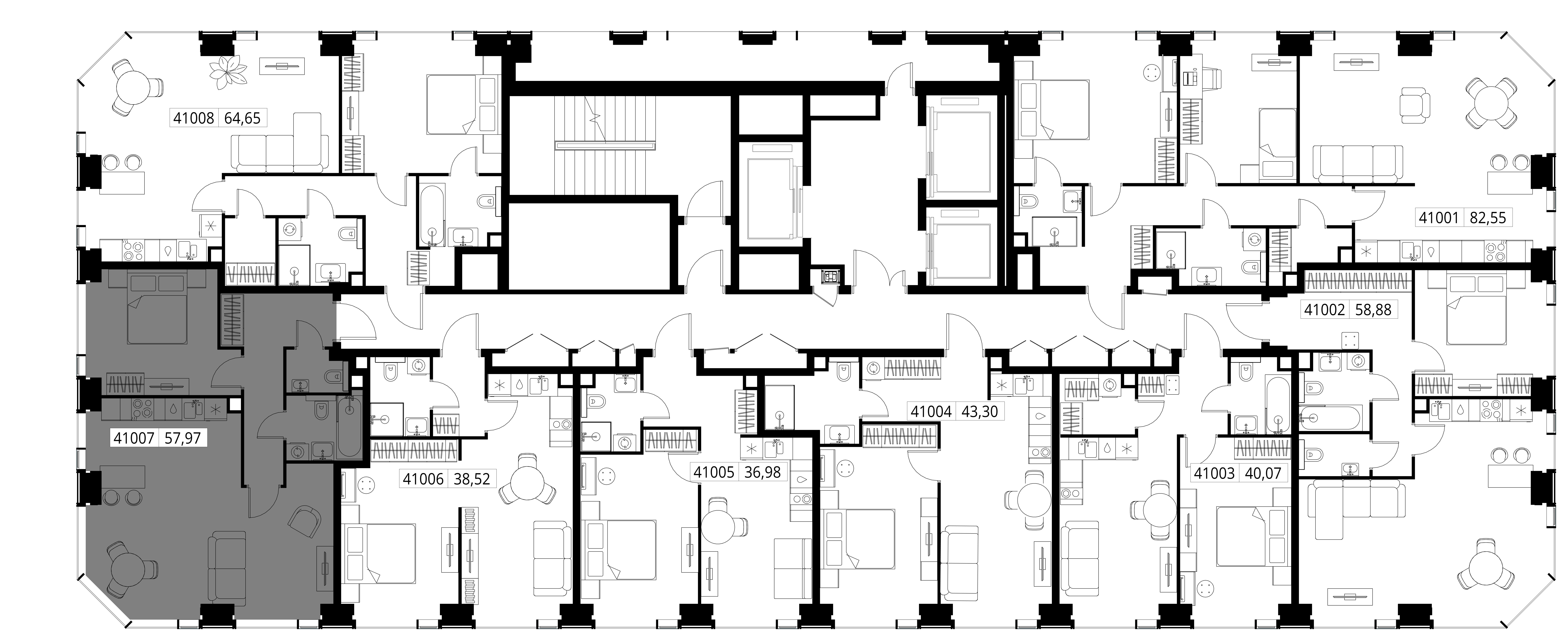 Квартира №41007