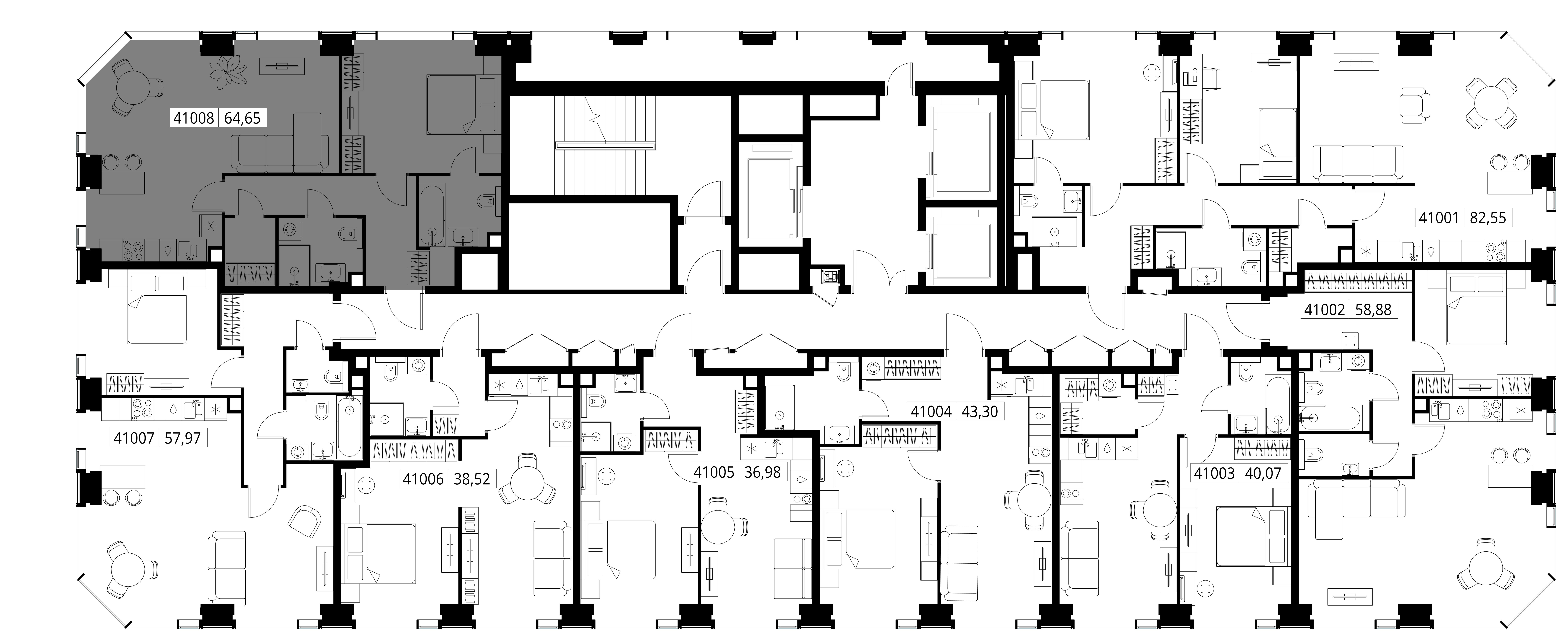 Квартира №41008
