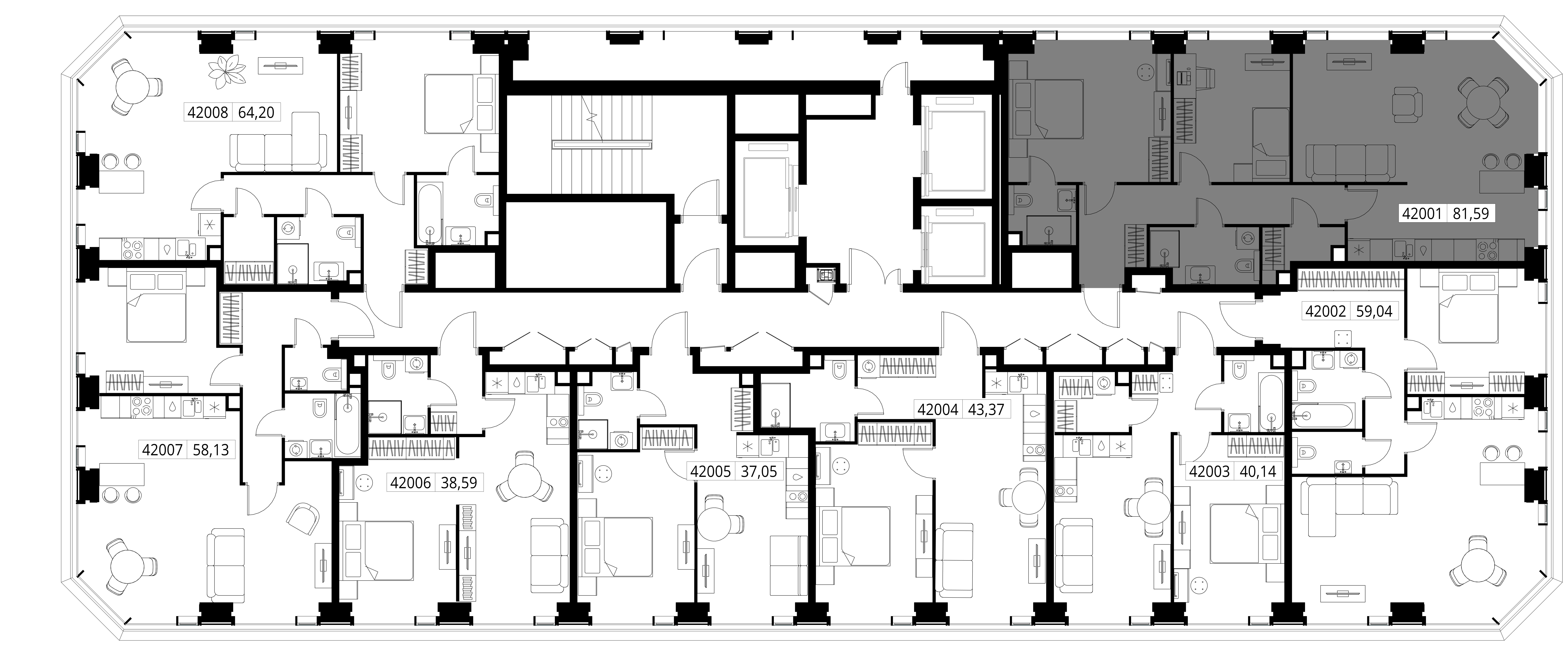 Квартира №42001