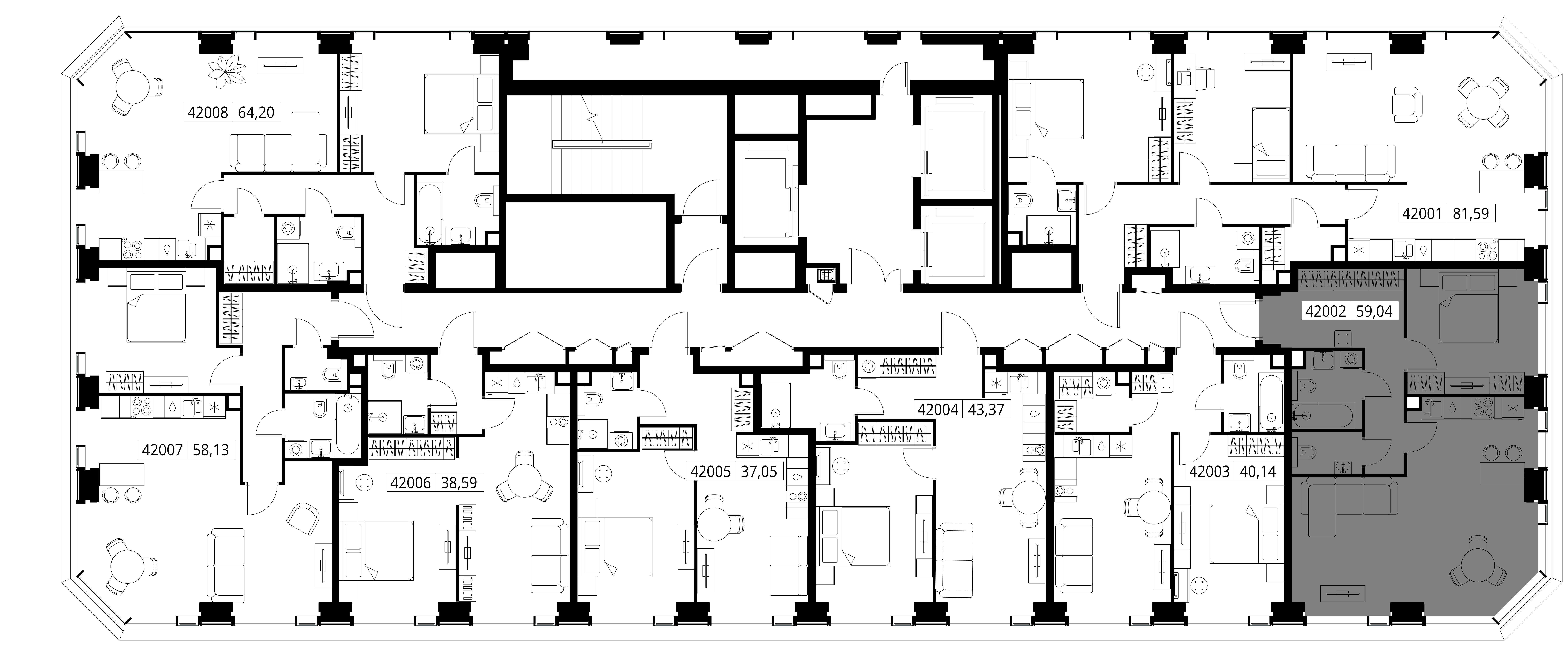 Квартира №42002