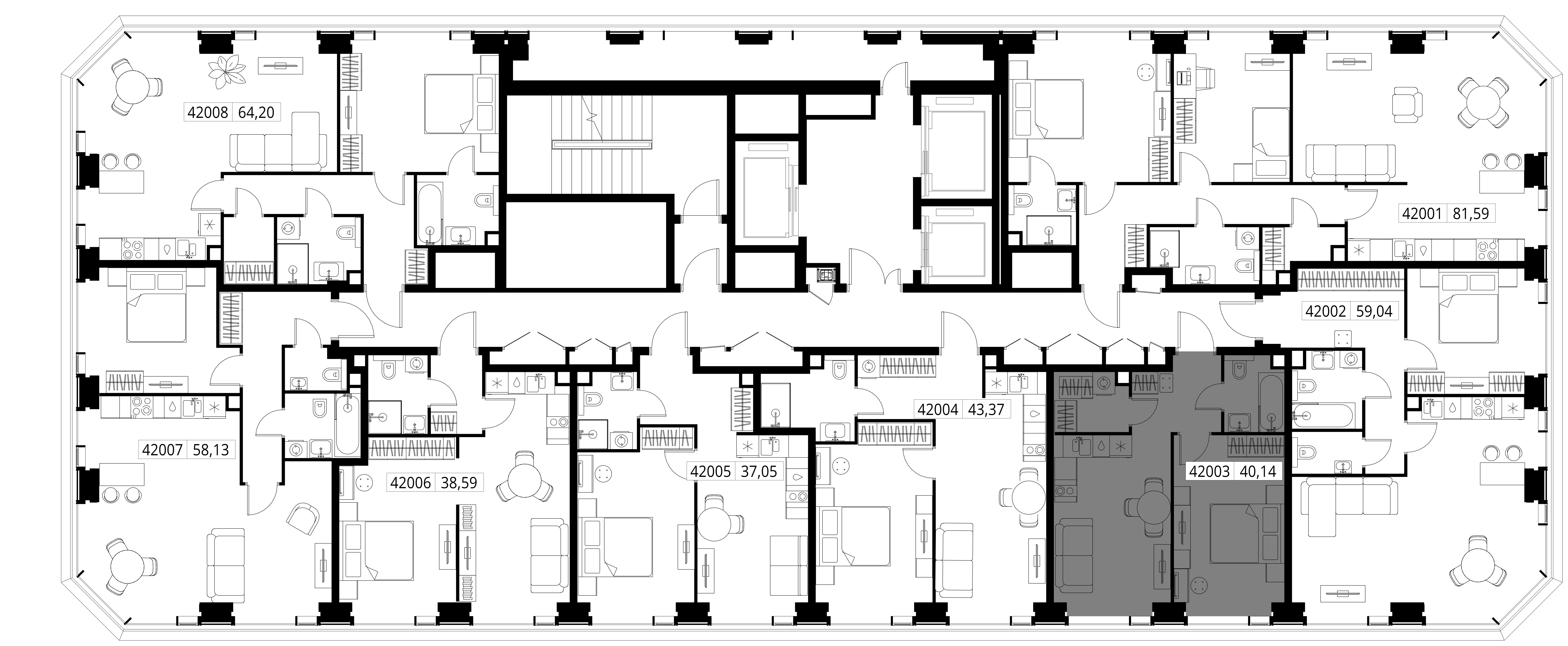 Квартира №42003
