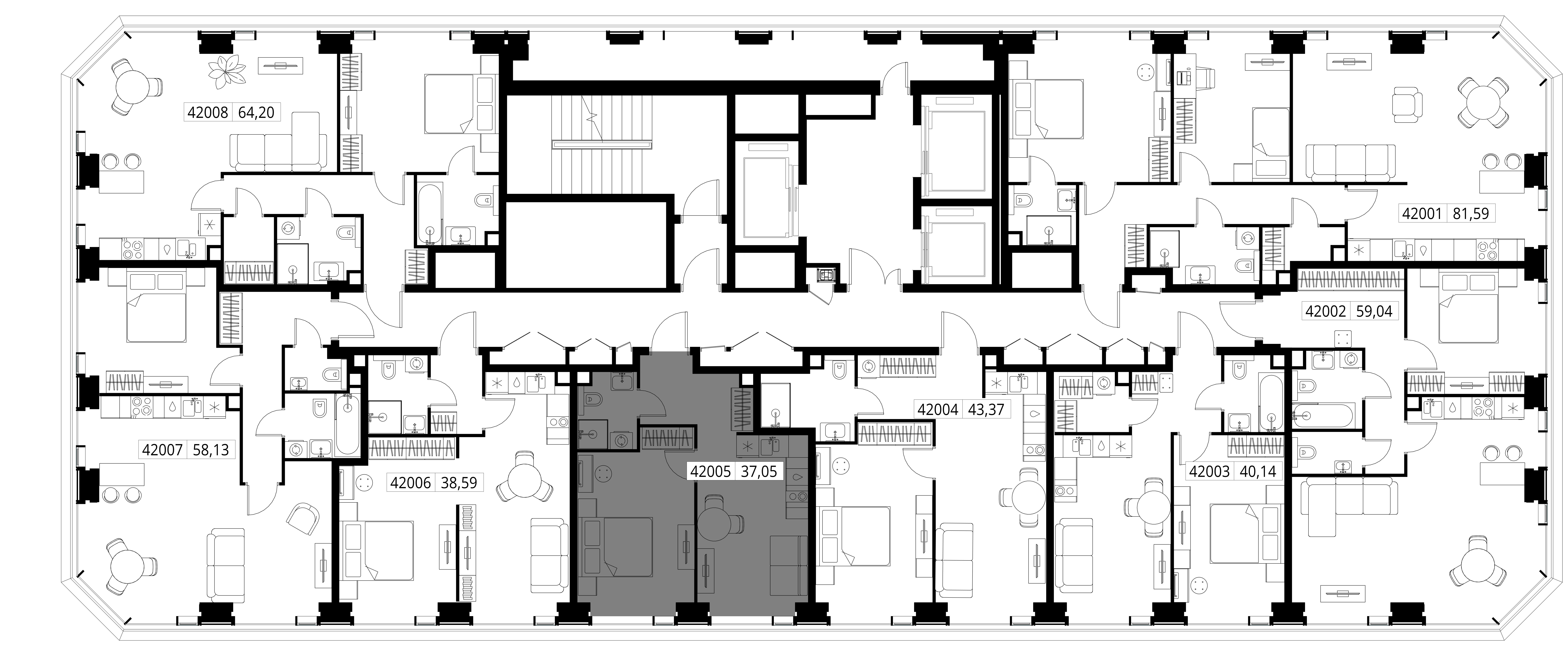 Квартира №42005