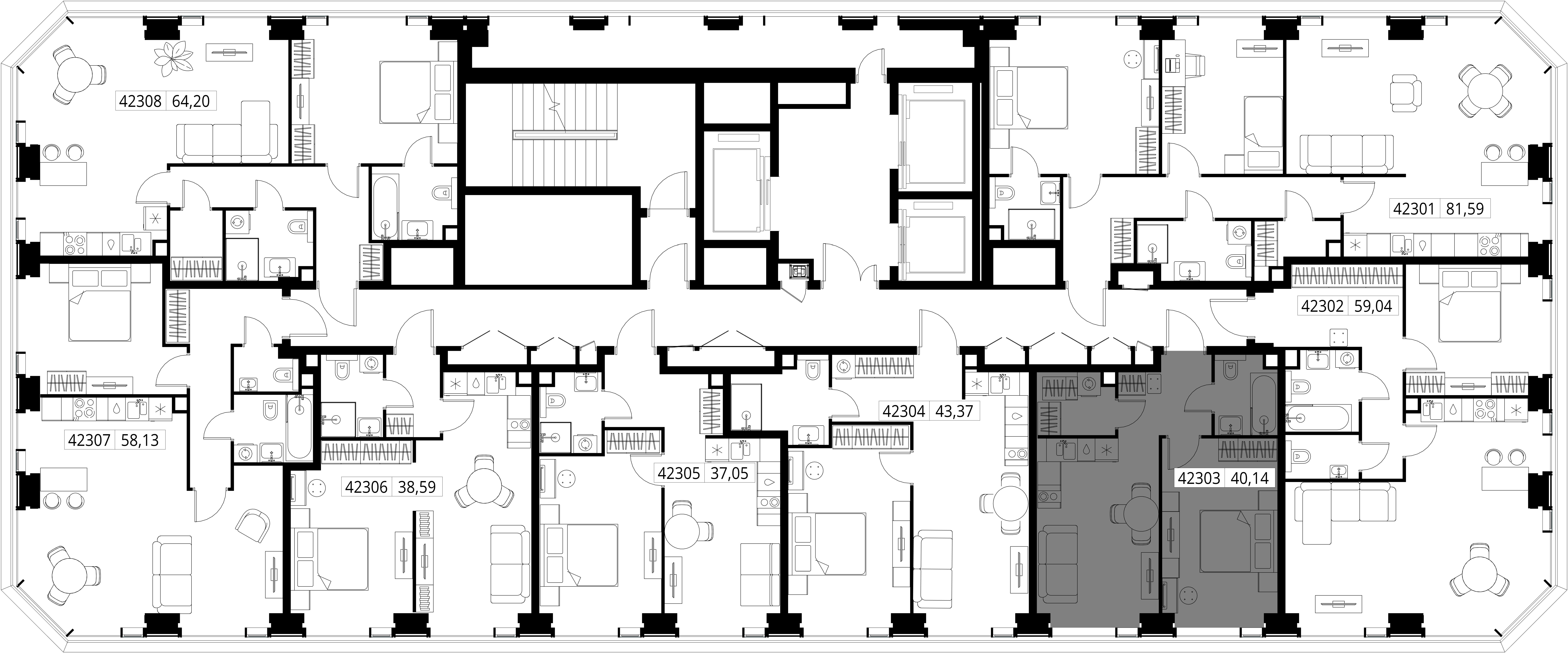 Квартира №42303