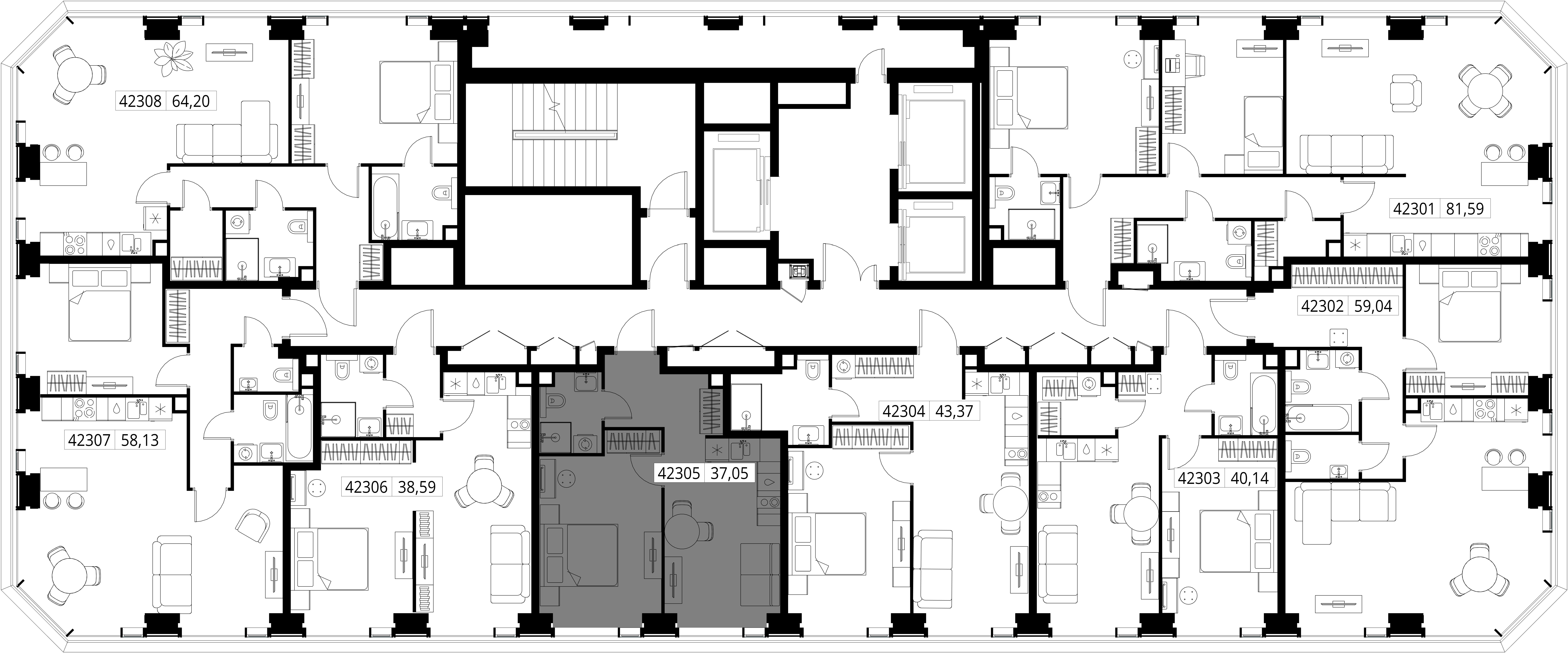 Квартира №42305