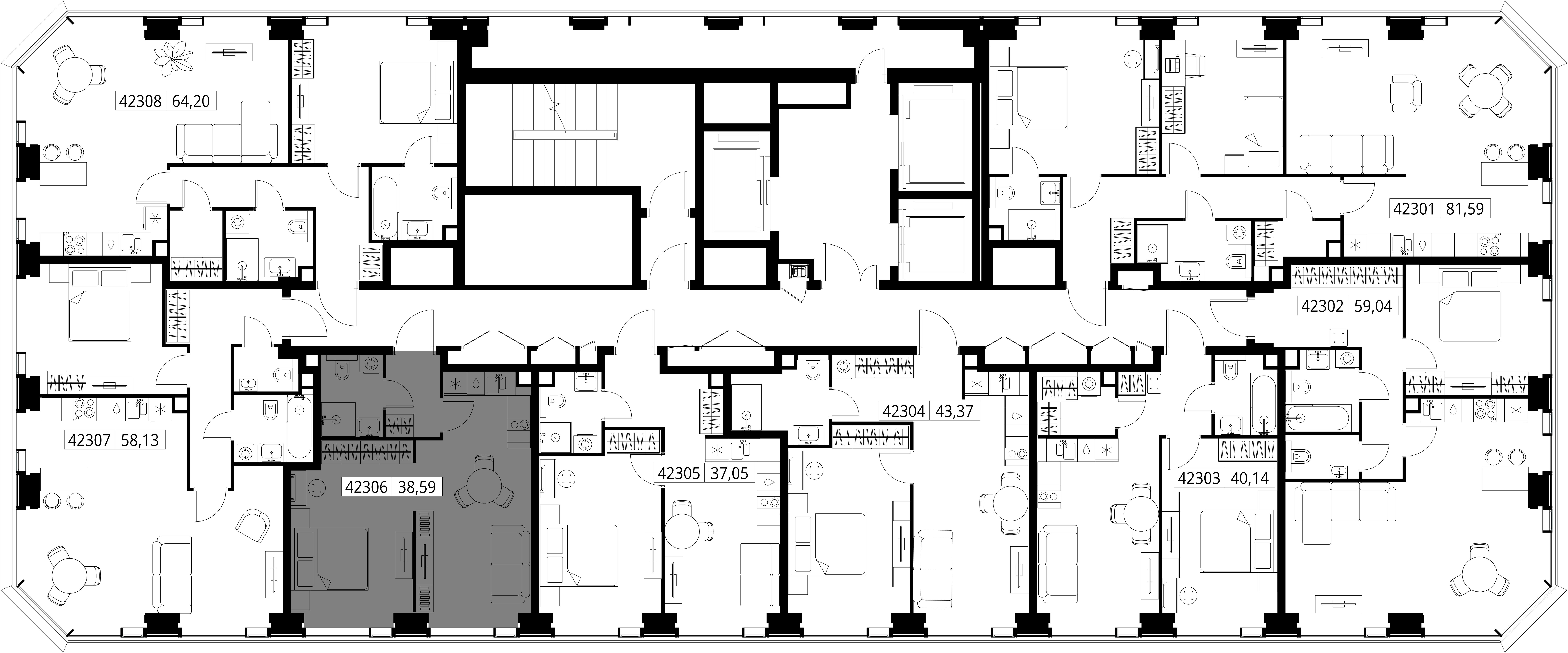 Квартира №42306