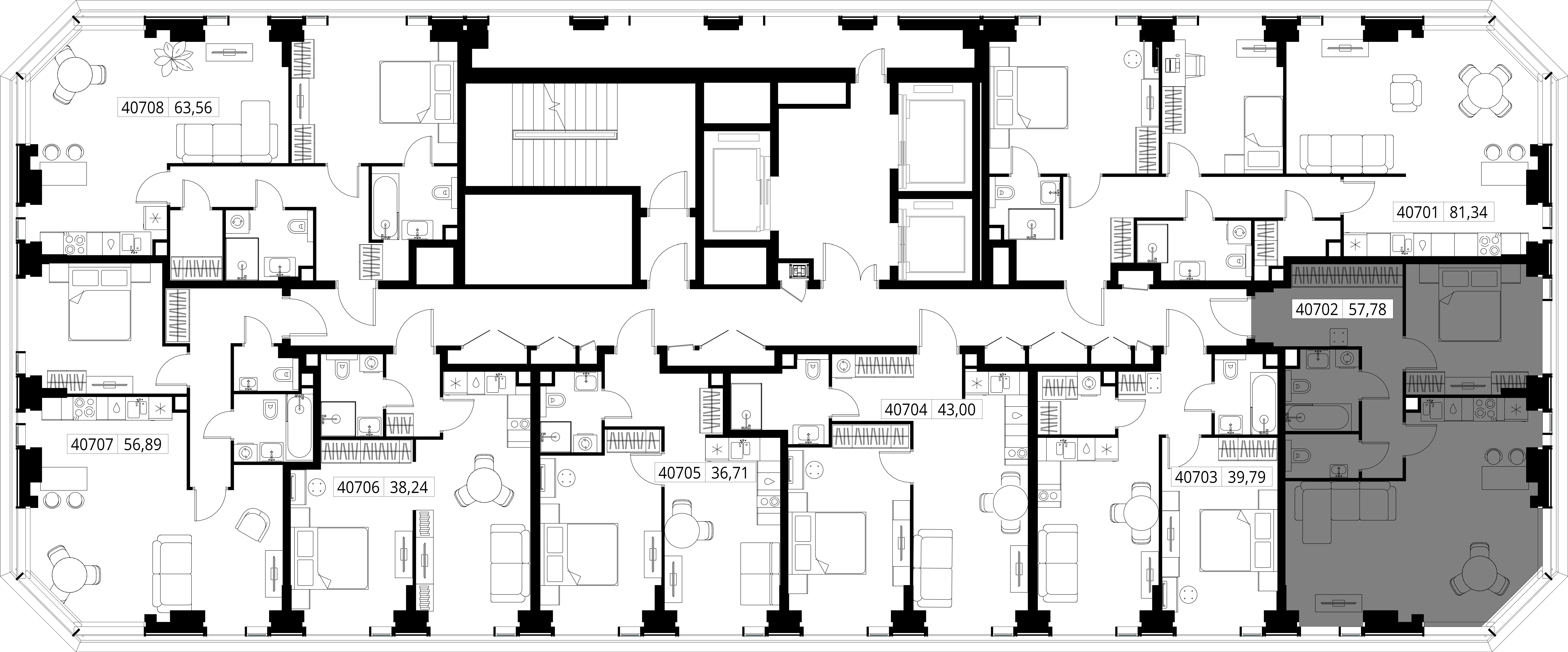 Квартира №40702