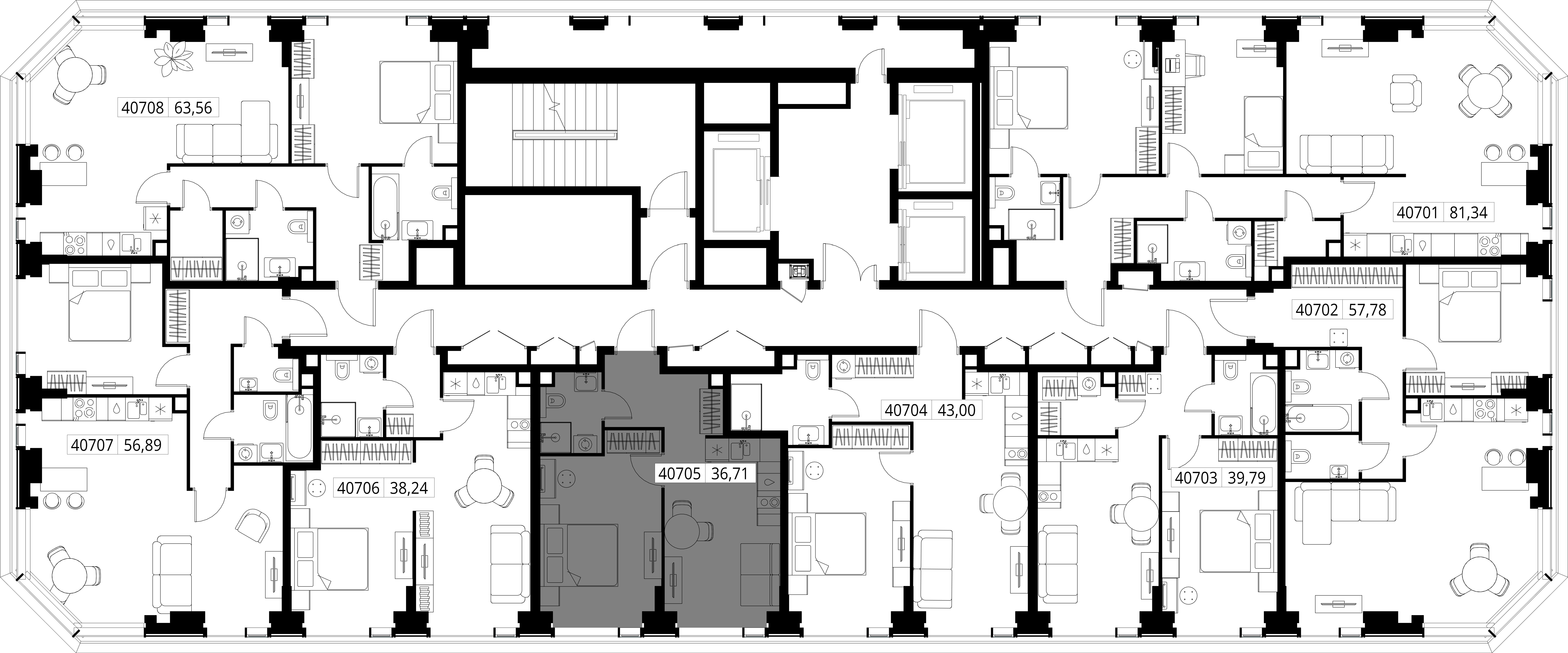 Квартира №40705