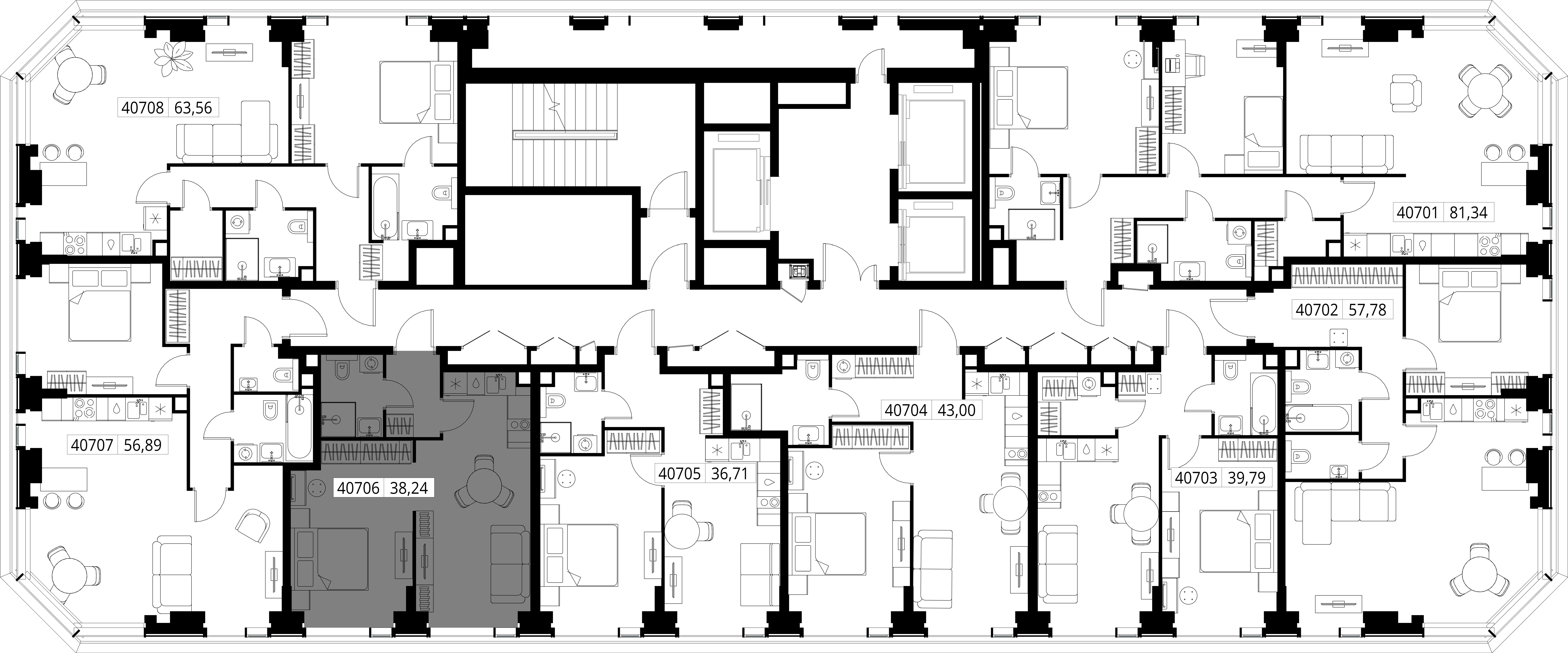 Квартира №40706