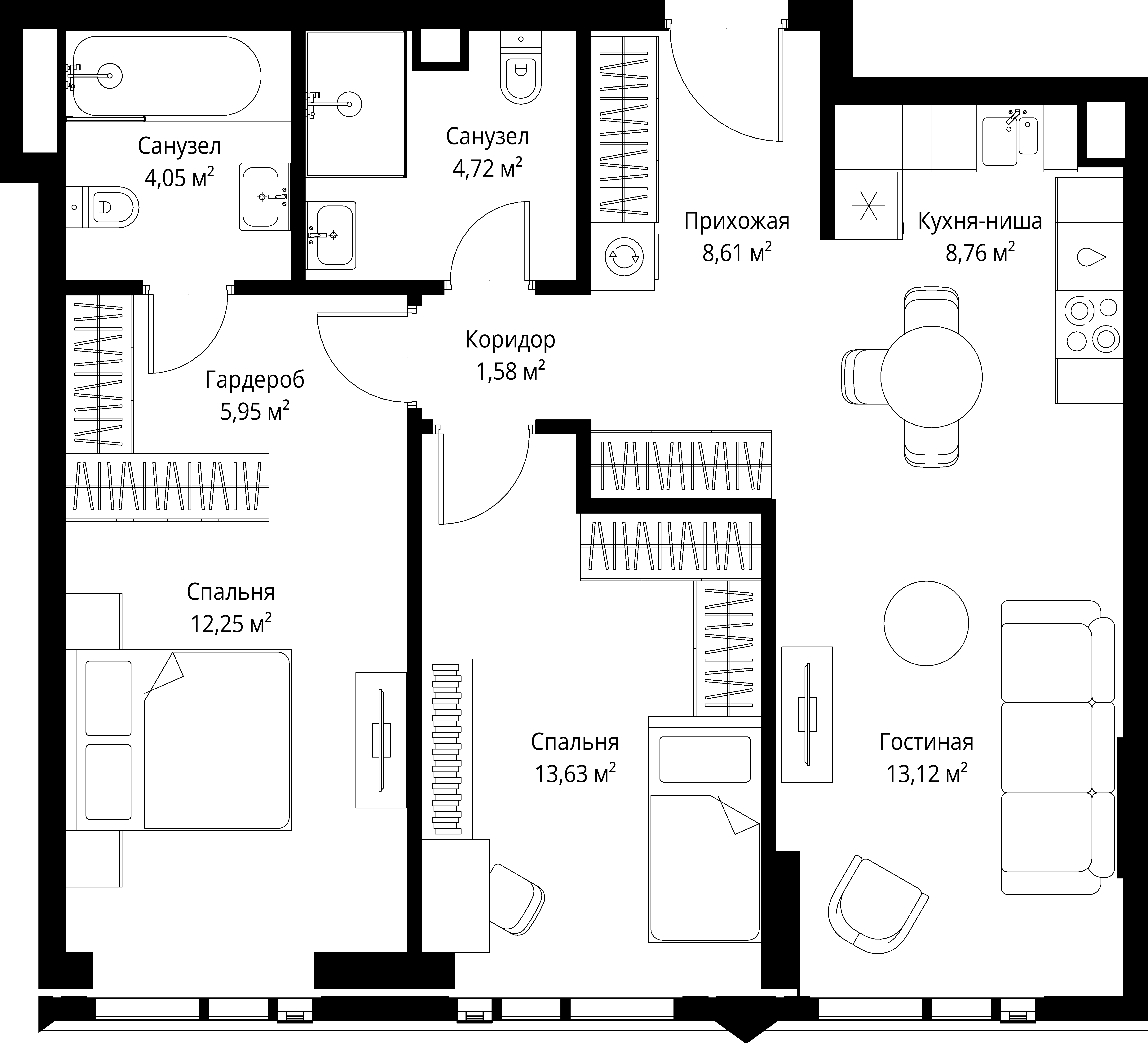 Квартира №12413