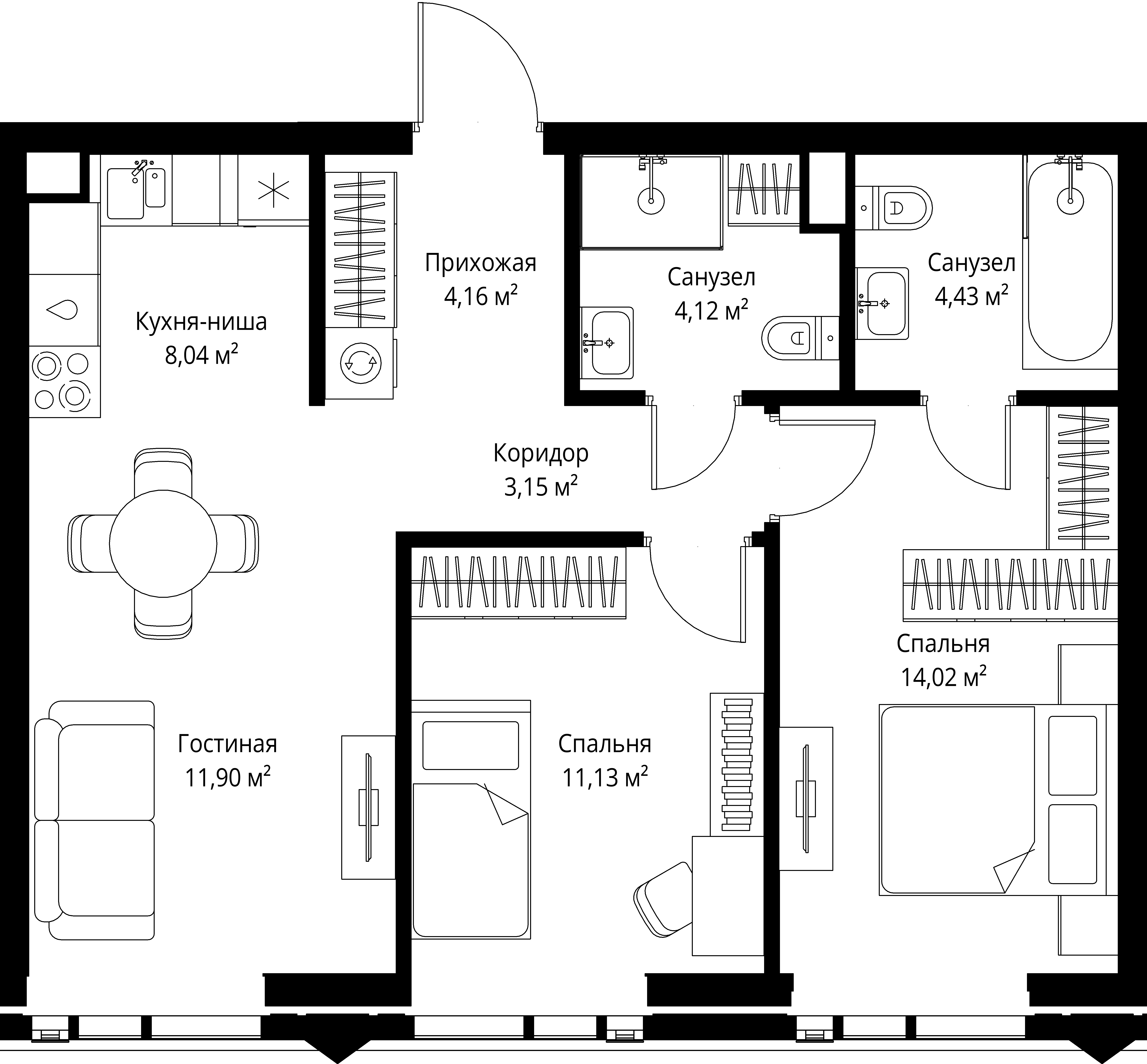 Квартира №13401