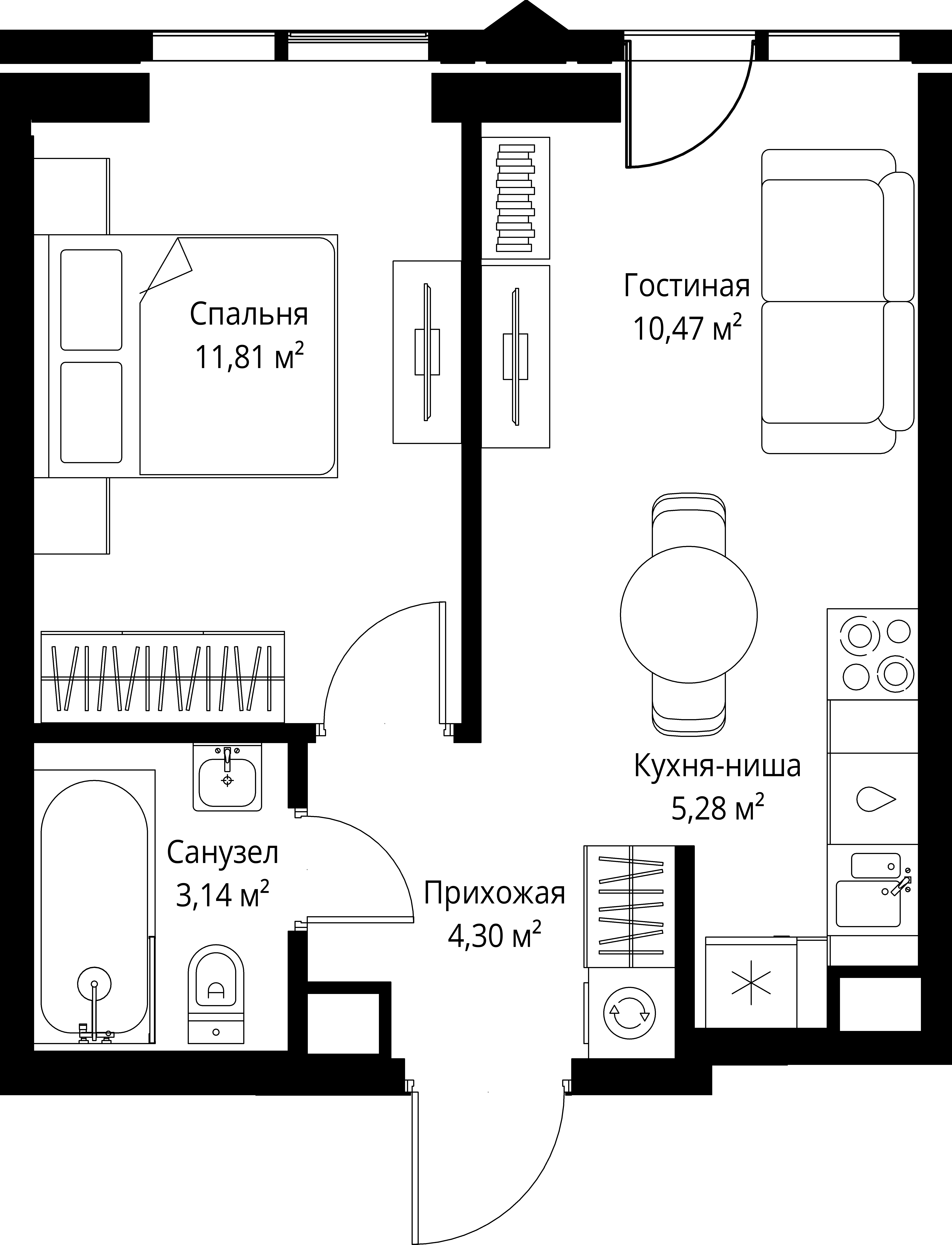 Квартира №41302