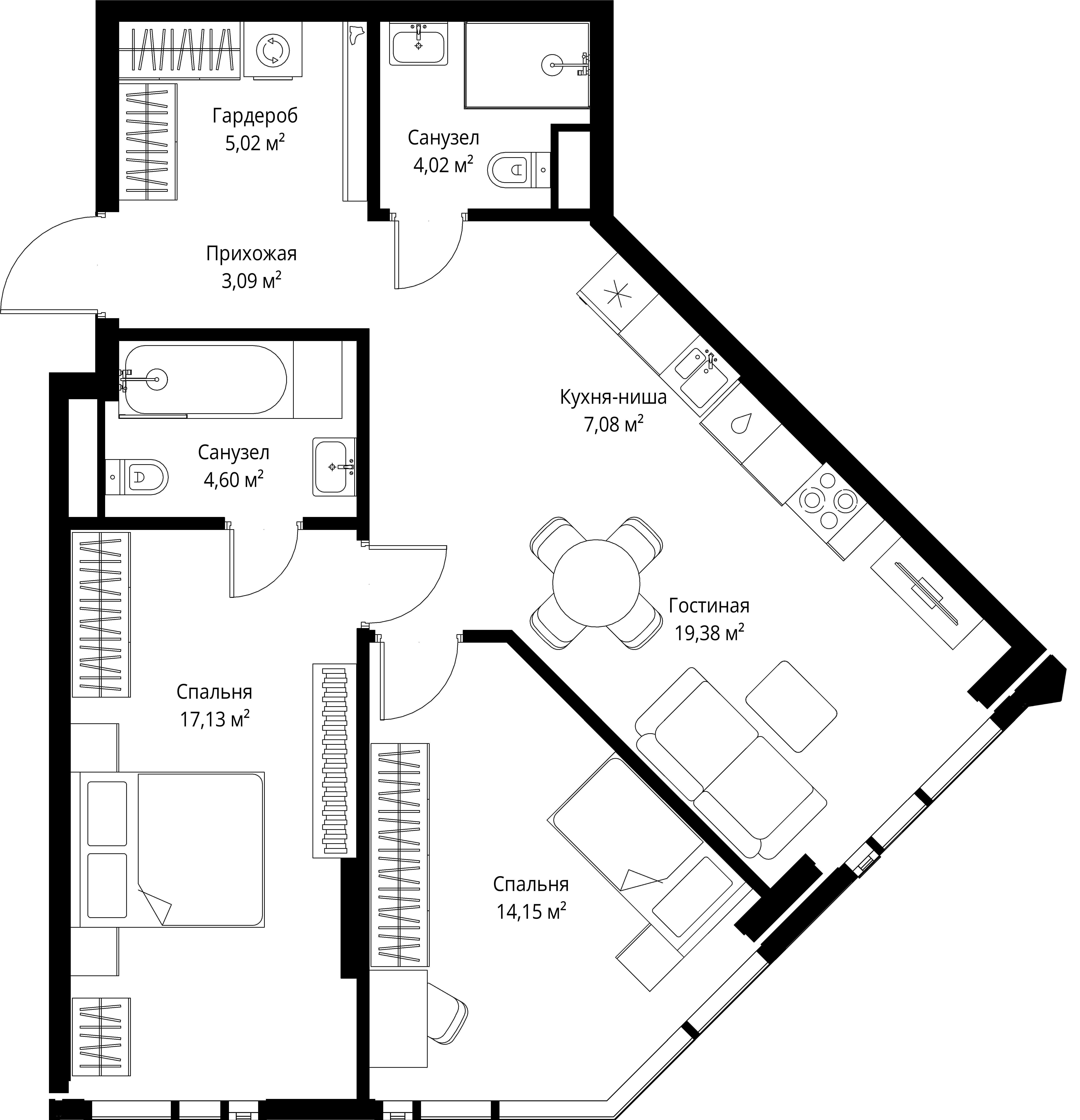 Квартира №43905