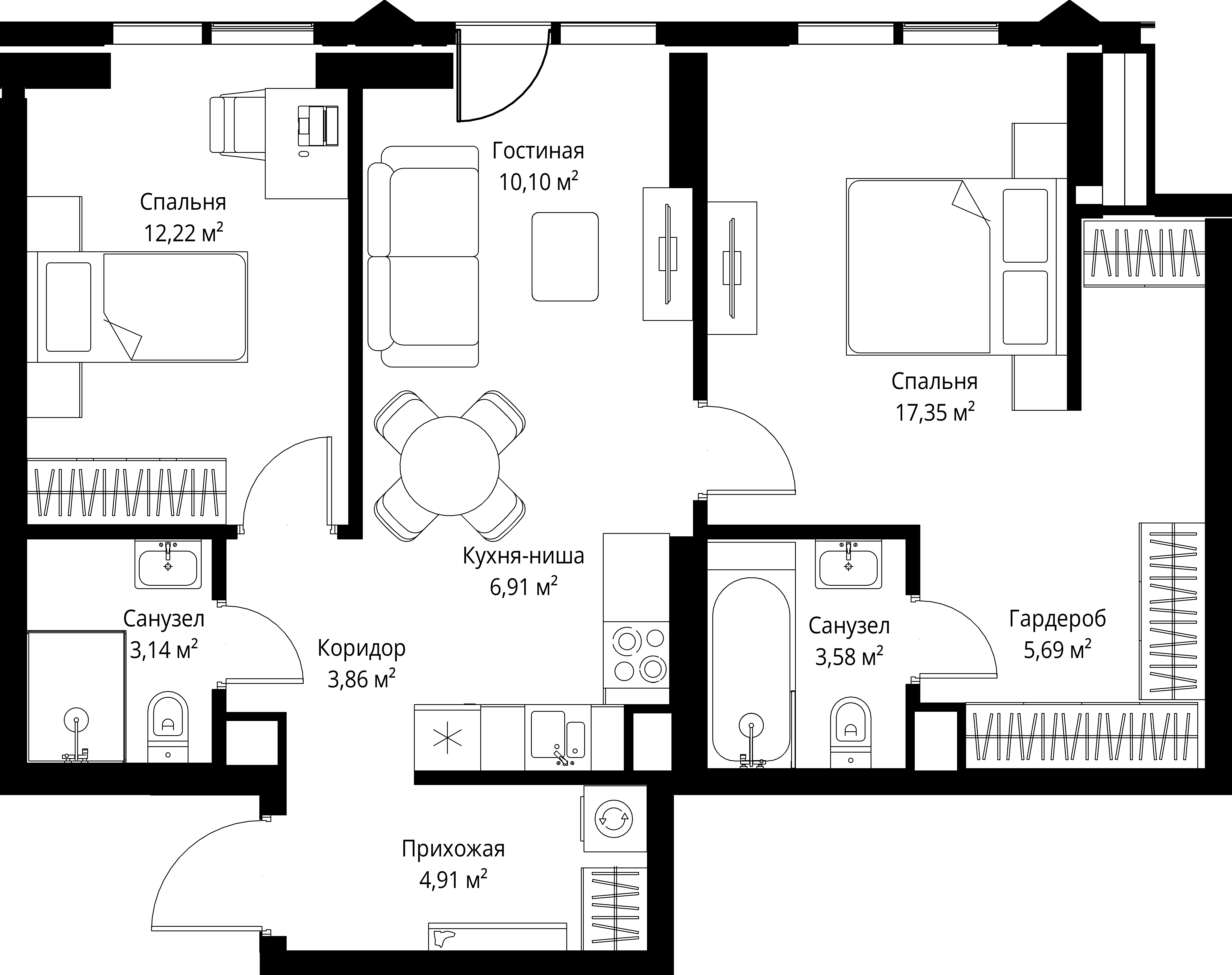 Квартира №40802