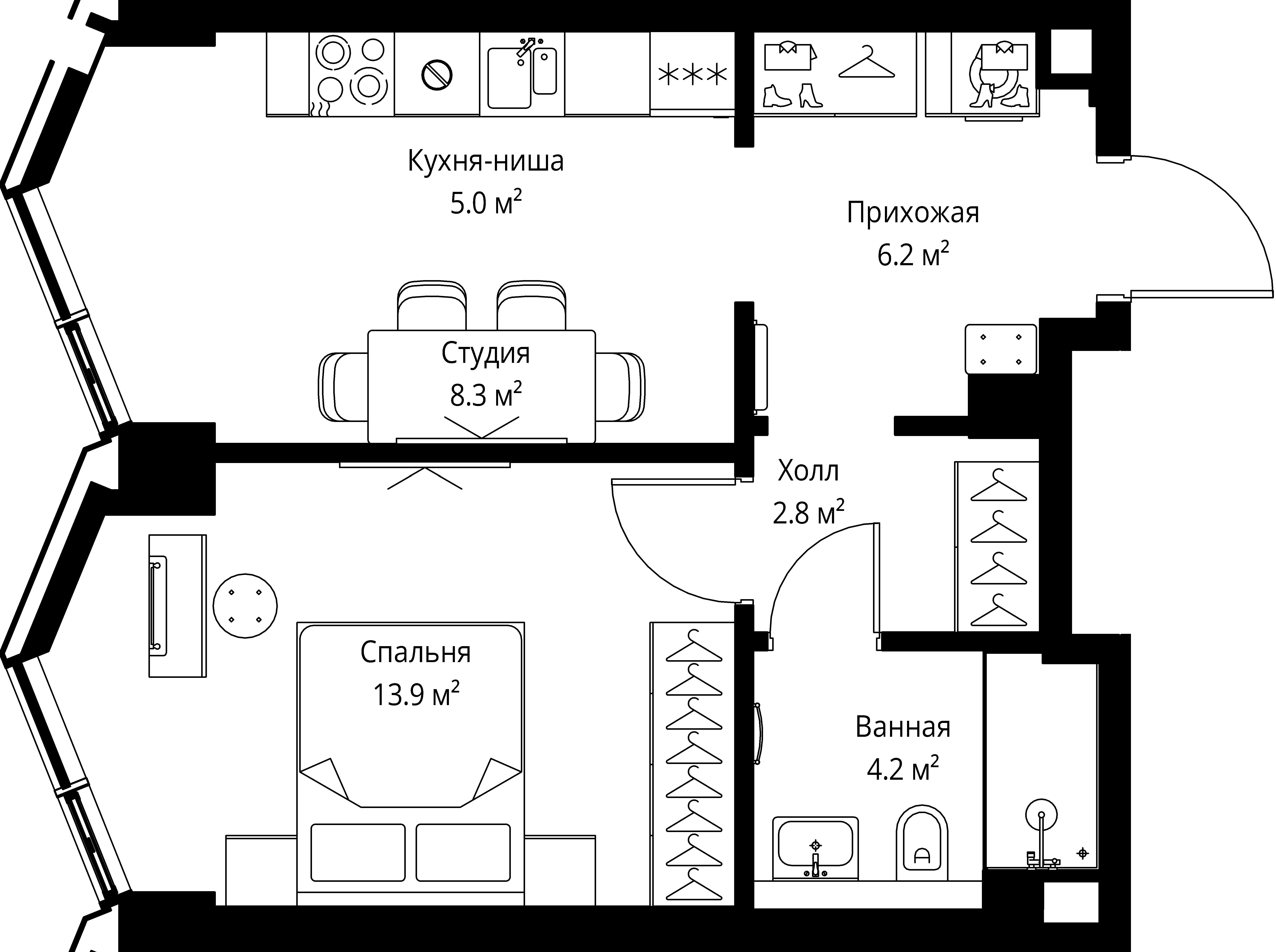 Квартира №B-027