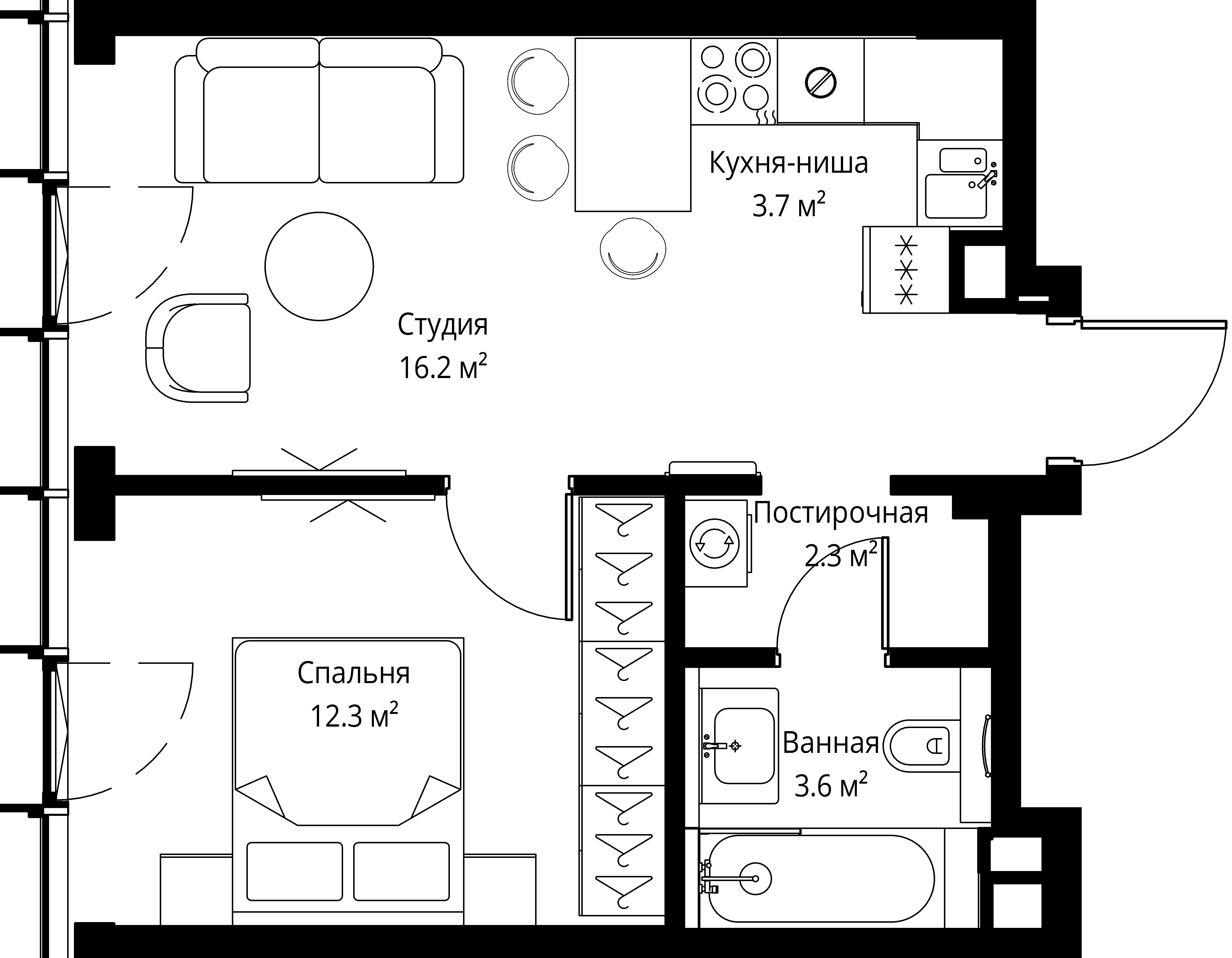 Квартира №D-346